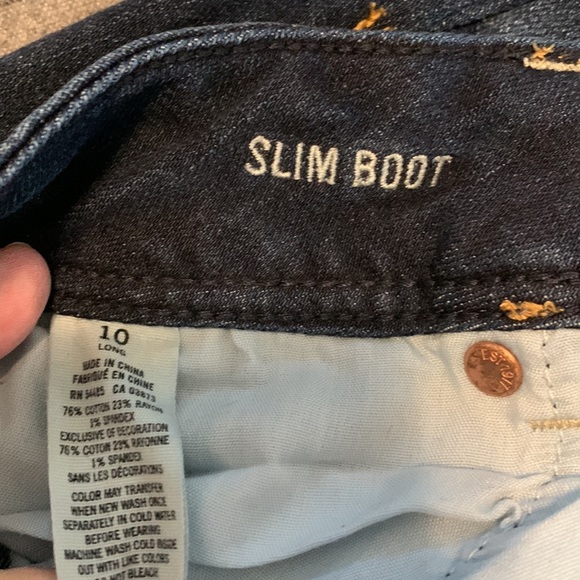 American Eagle Slim Boot, sz 10 long - Picture 3 of 4